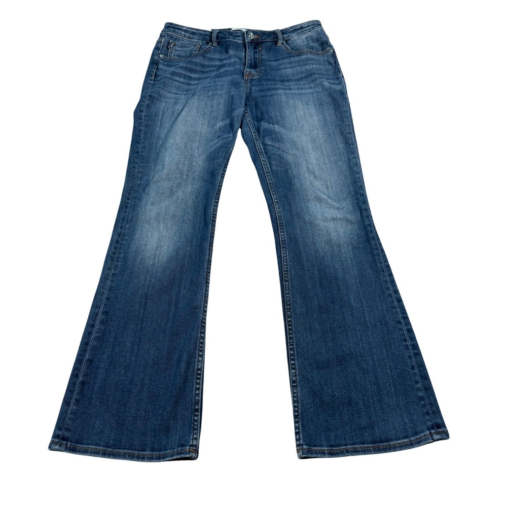 Vigoss Jagger Bootcut Jeans Womens 31 Blue Medium Wash Mid Rise Stretch Denim